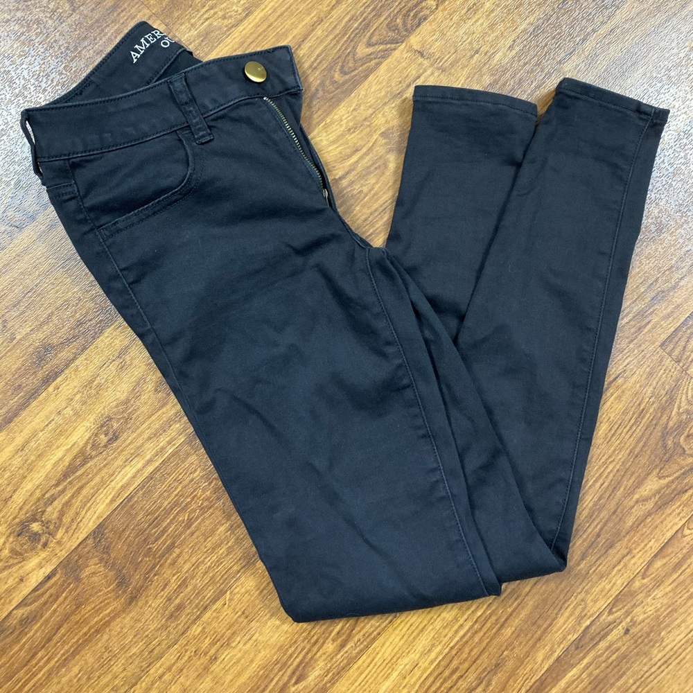 AE black jeggings